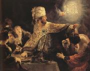REMBRANDT Harmenszoon van Rijn Belsbazzar's Feast (mk33) oil painting reproduction